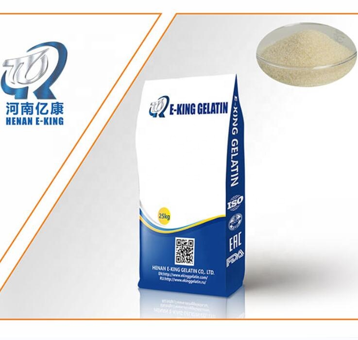 Halal kosher certificate food additive edible beef gelatin from China